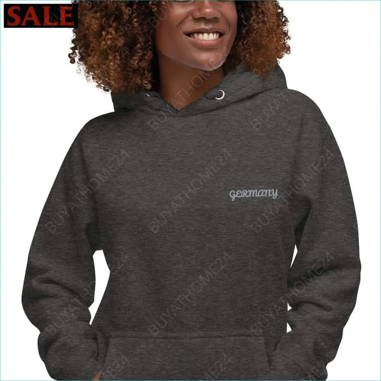 • Damen Hoodie S-3XL - BUYATHOME24 - bestickt - GERMANY - DAMENMODE, Hoodie, YOUR STYLE