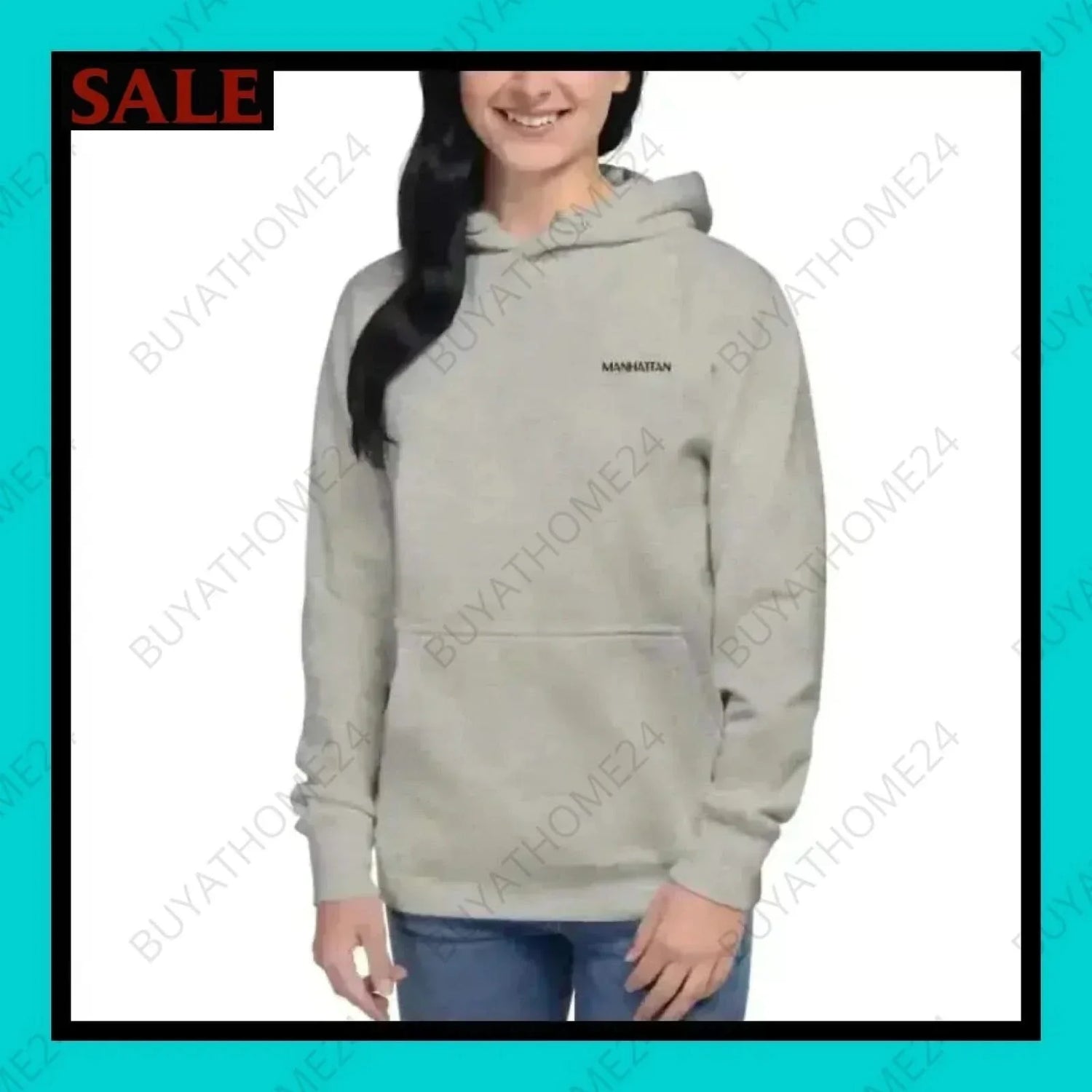 • Damen Hoodie S-3XL - BUYATHOME24 - bestickt - GERMANY - DAMENMODE, Hoodie, YOUR STYLE