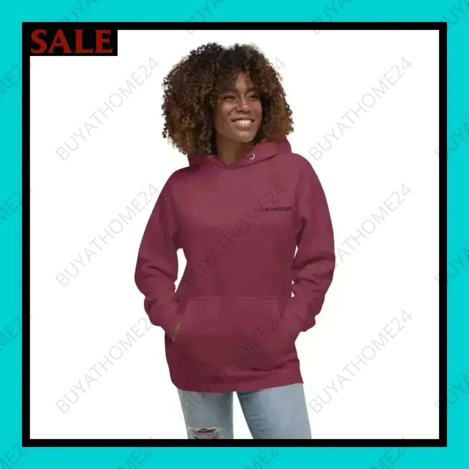 • Damen Hoodie S-3XL - BUYATHOME24 - bestickt - GERMANY - DAMENMODE, Hoodie, YOUR STYLE