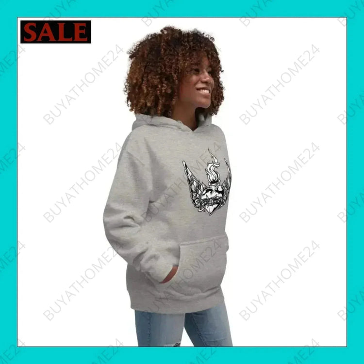 • Damen Hoodie S-3XL - BUYATHOME24 - Hoodiedruck - GERMANY - DAMENMODE, Hoodie