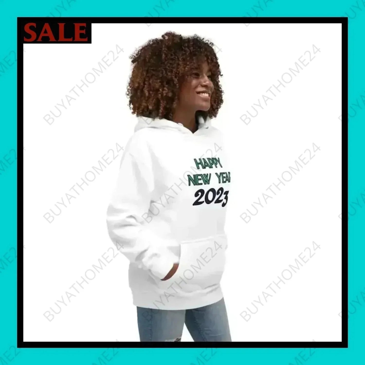 • Damen Hoodie S-3XL - BUYATHOME24 - Hoodiedruck - GERMANY - DAMENMODE, Hoodie, NEUJAHR, YOUR STYLE