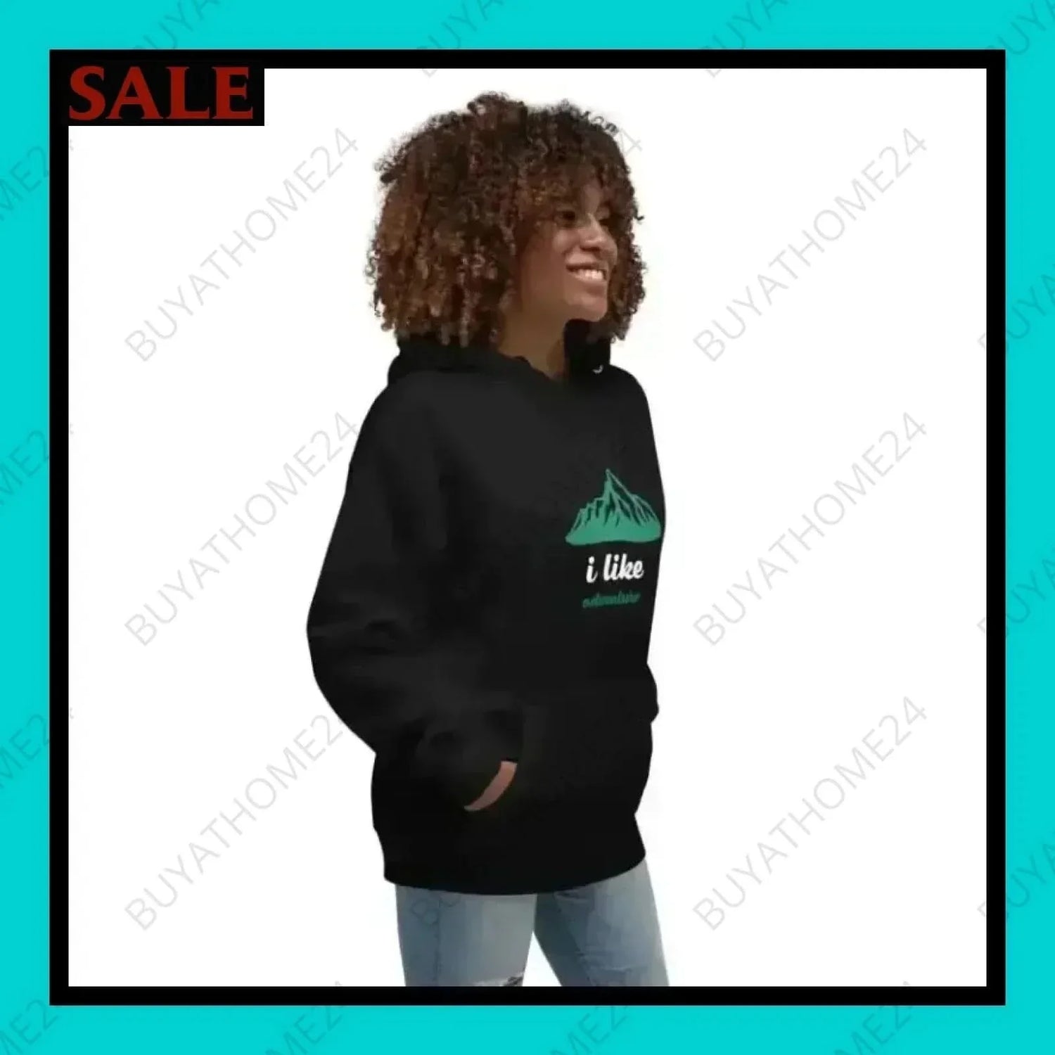 • Damen Hoodie S-3XL - BUYATHOME24 - Hoodiedruck - GERMANY - DAMENMODE, Hoodie, YOUR STYLE