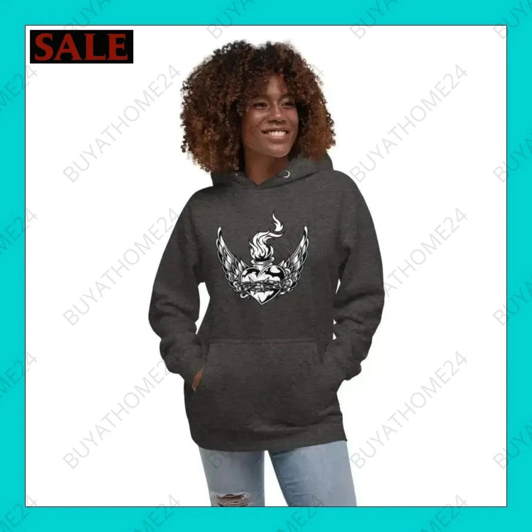 Damen Hoodie S-3XL - BUYATHOME24 - Hoodiedruck - GERMANY - DAMENMODE, Hoodie