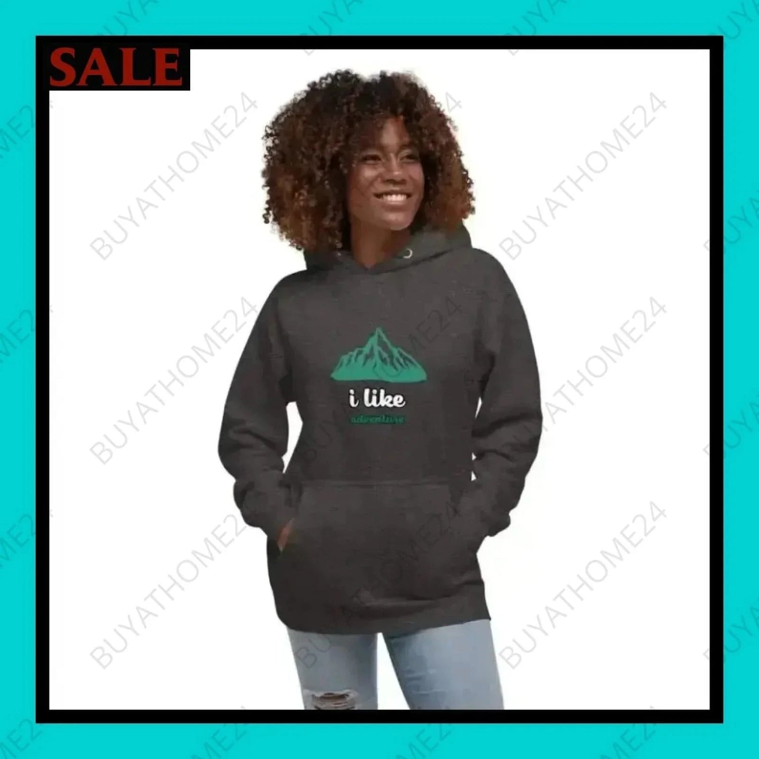 Damen Hoodie S-3XL - BUYATHOME24 - Hoodiedruck - GERMANY - DAMENMODE, Hoodie, YOUR STYLE