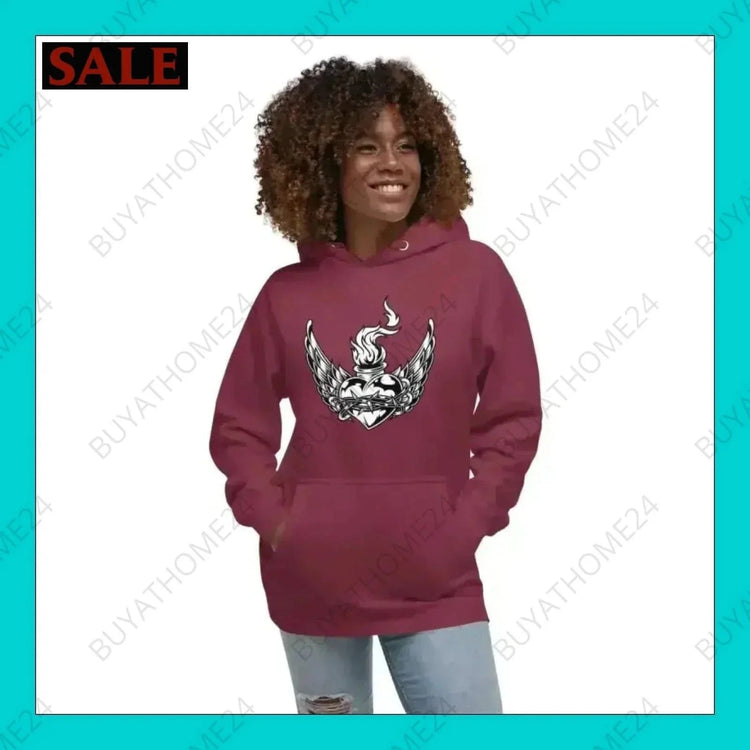 • Damen Hoodie S-3XL - BUYATHOME24 - Hoodiedruck - GERMANY - DAMENMODE, Hoodie