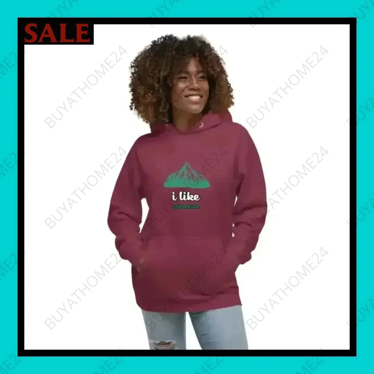 • Damen Hoodie S-3XL - BUYATHOME24 - Hoodiedruck - GERMANY - DAMENMODE, Hoodie, YOUR STYLE