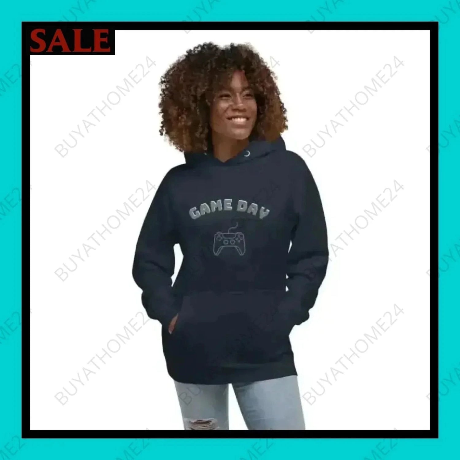 Damen Hoodie S-3XL - BUYATHOME24 - Hoodiedruck - GERMANY - DAMENMODE, Hoodie