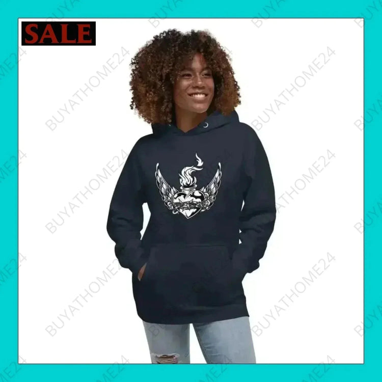 • Damen Hoodie S-3XL - BUYATHOME24 - Hoodiedruck - GERMANY - DAMENMODE, Hoodie