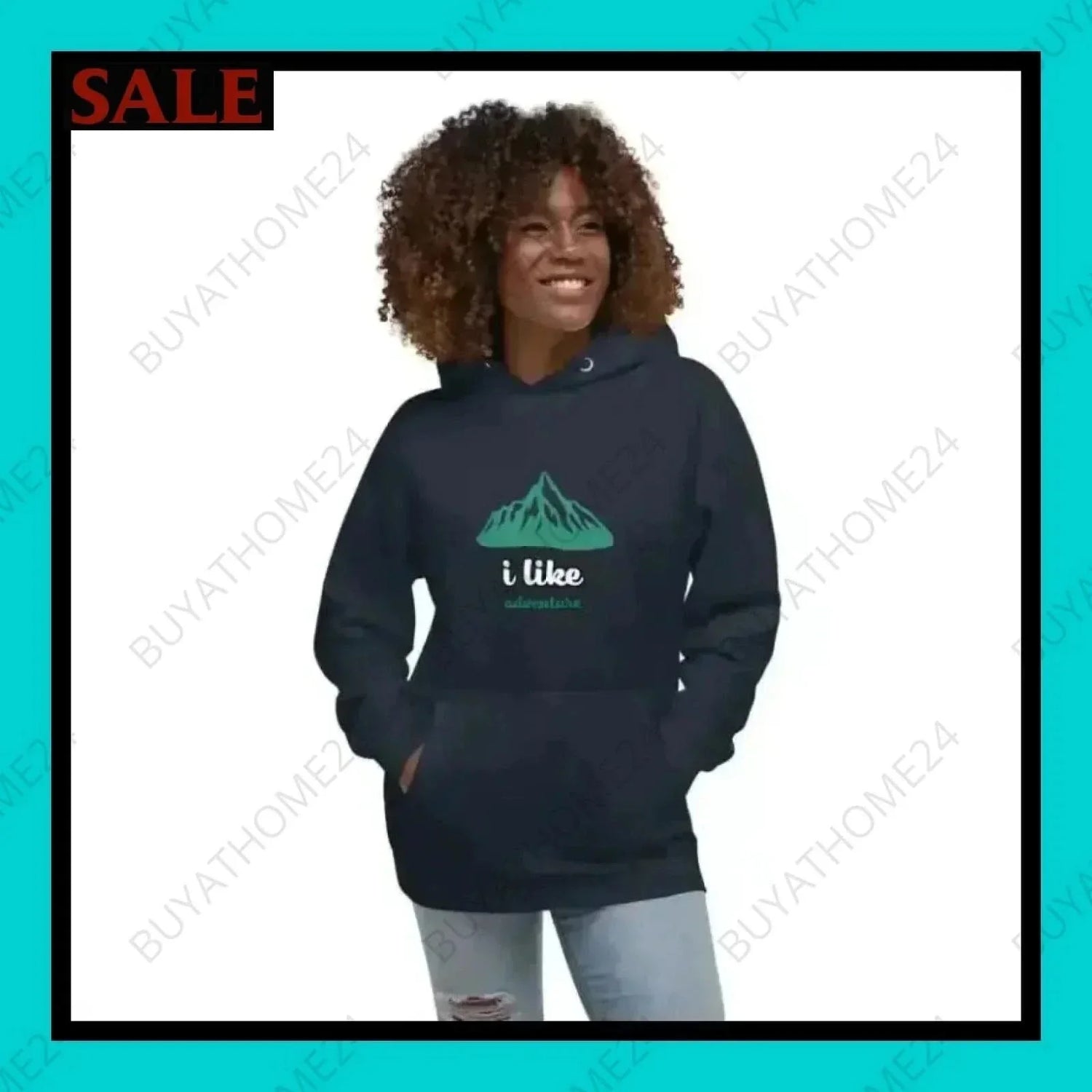 • Damen Hoodie S-3XL - BUYATHOME24 - Hoodiedruck - GERMANY - DAMENMODE, Hoodie, YOUR STYLE