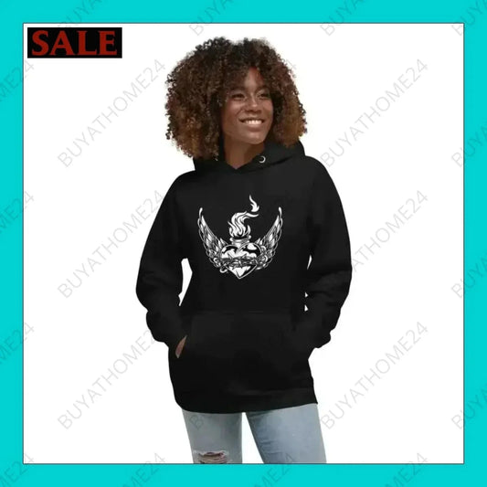 • Damen Hoodie S-3XL - BUYATHOME24 - Hoodiedruck - GERMANY - DAMENMODE, Hoodie