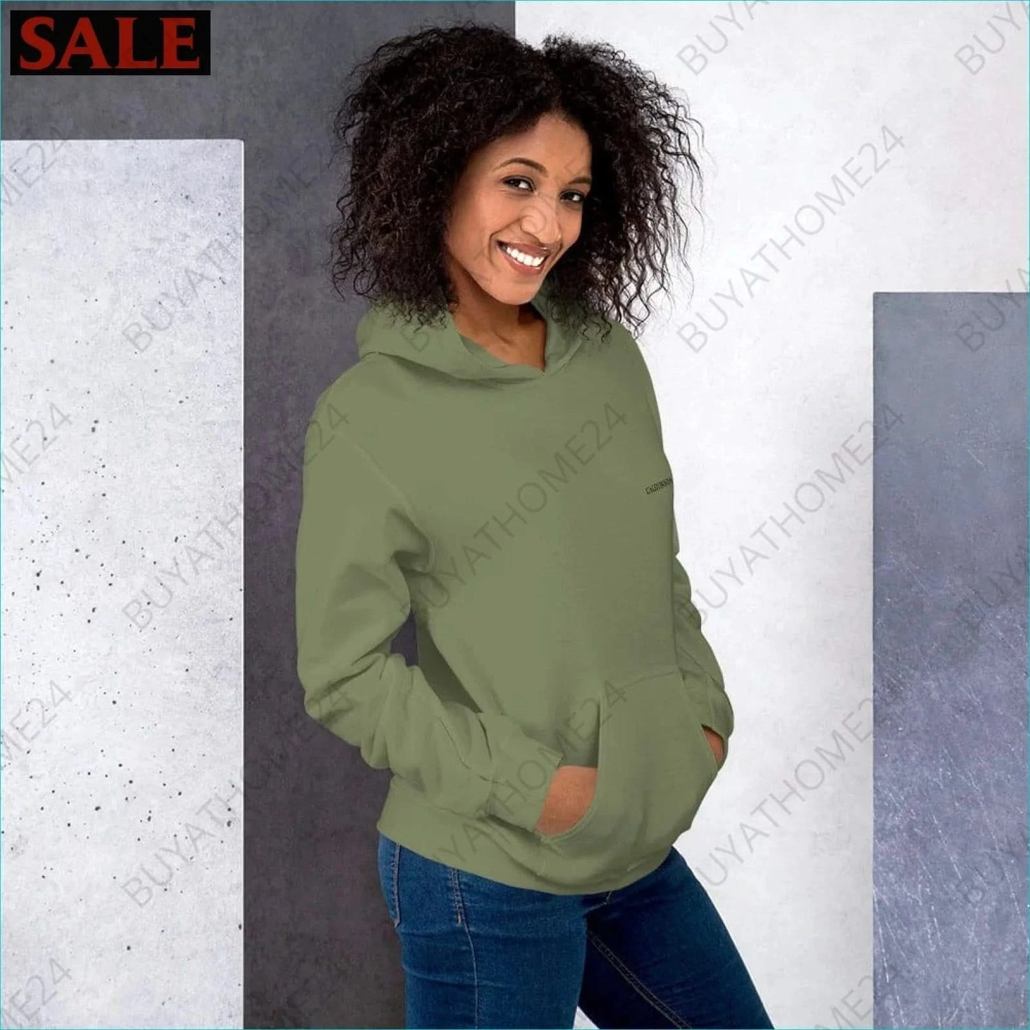 Damen Hoodie S-5XL - BUYATHOME24 - bestickt - GERMANY - DAMENMODE, Hoodie, YOUR STYLE