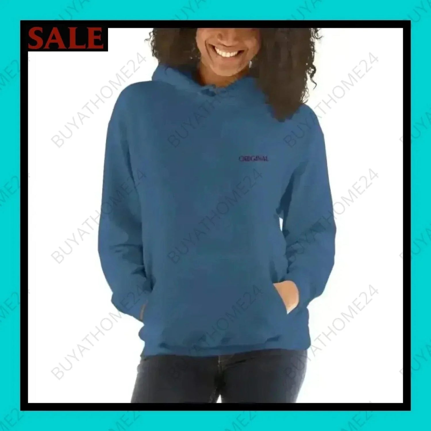 • Damen Hoodie S-5XL - BUYATHOME24 - bestickt - GERMANY - DAMENMODE, Hoodie, YOUR STYLE