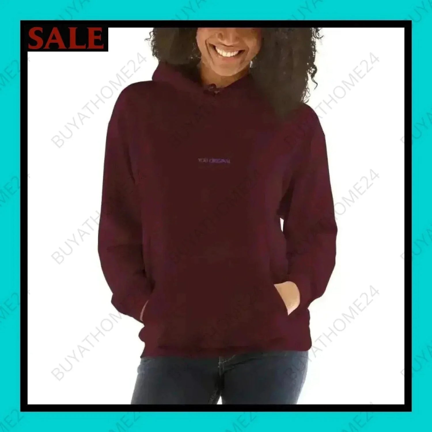 • Damen Hoodie S-5XL - BUYATHOME24 - bestickt - GERMANY - DAMENMODE, Hoodie, YOUR STYLE