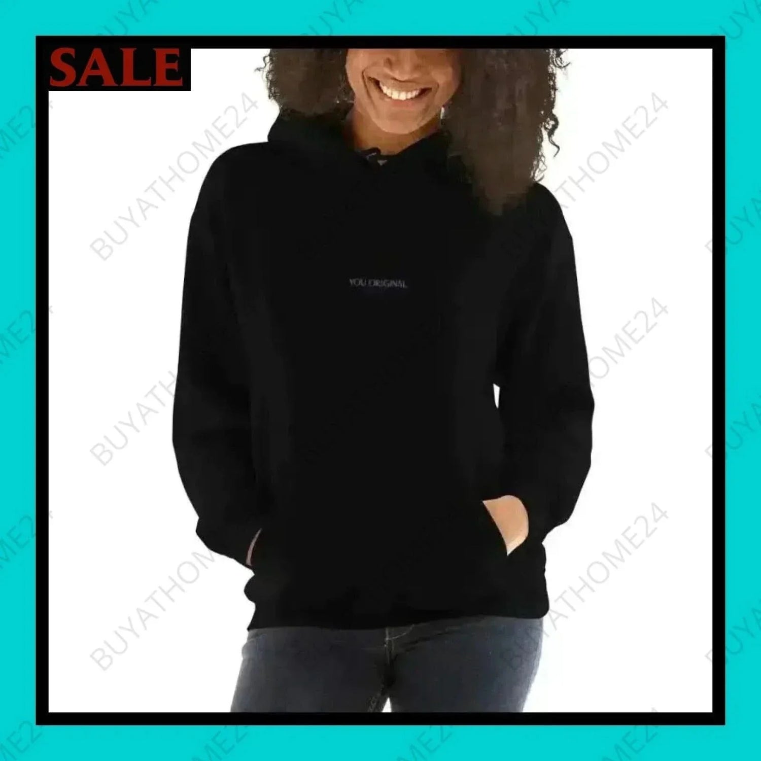 • Damen Hoodie S-5XL - BUYATHOME24 - bestickt - GERMANY - DAMENMODE, Hoodie, YOUR STYLE