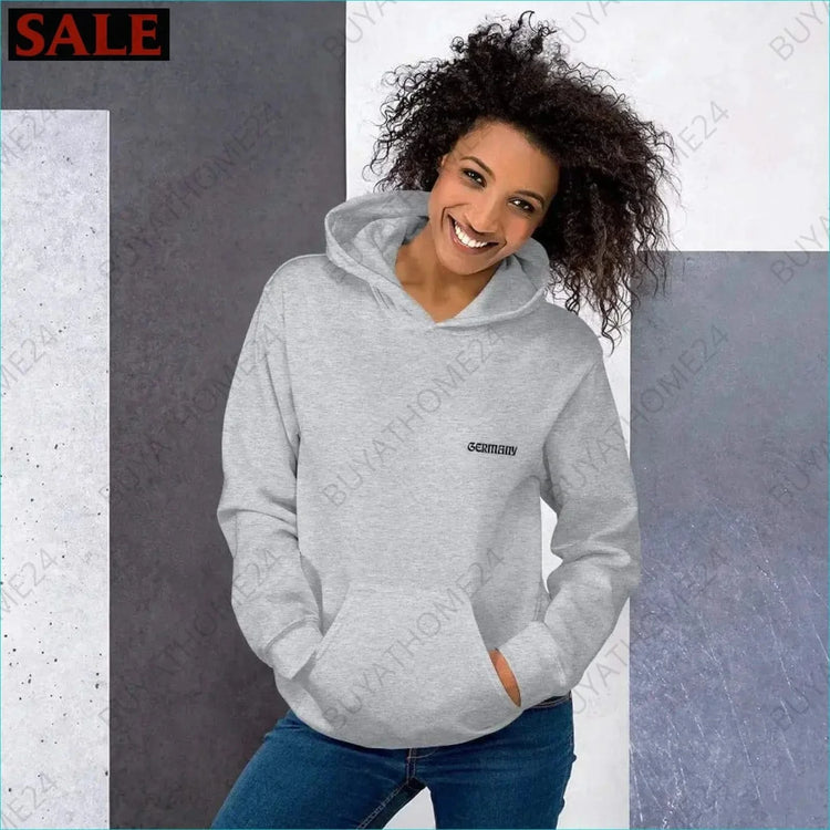 Damen Hoodie S-5XL - BUYATHOME24 - bestickt - GERMANY - DAMENMODE, Hoodie