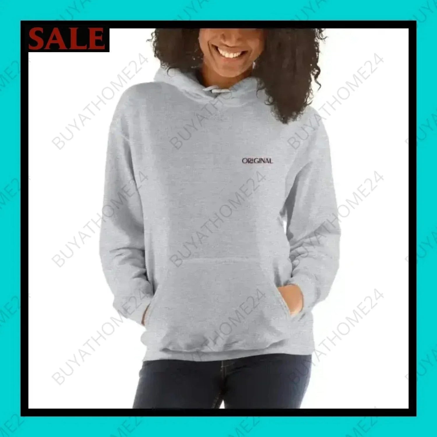 • Damen Hoodie S-5XL - BUYATHOME24 - bestickt - GERMANY - DAMENMODE, Hoodie, YOUR STYLE