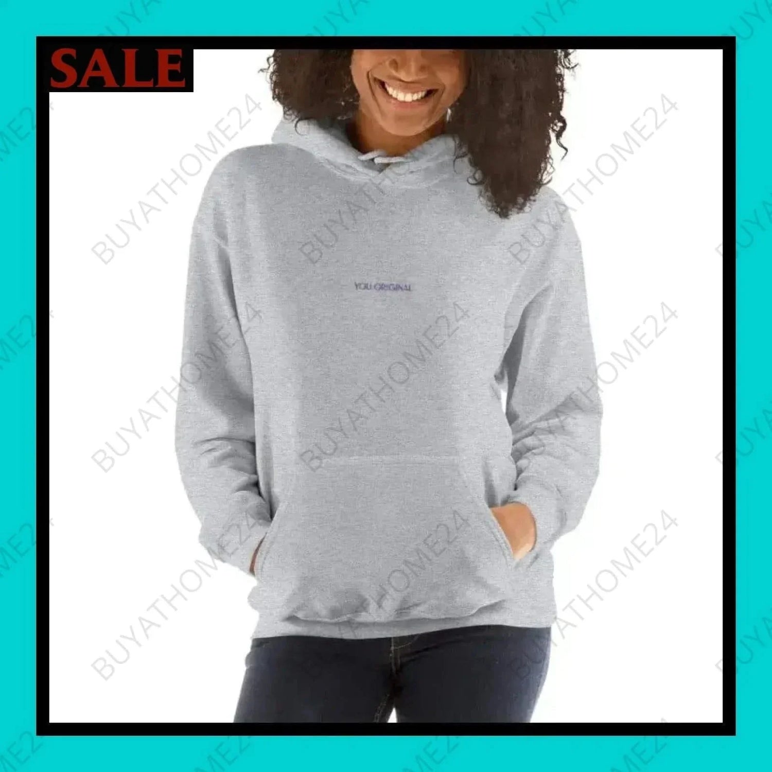 • Damen Hoodie S-5XL - BUYATHOME24 - bestickt - GERMANY - DAMENMODE, Hoodie, YOUR STYLE