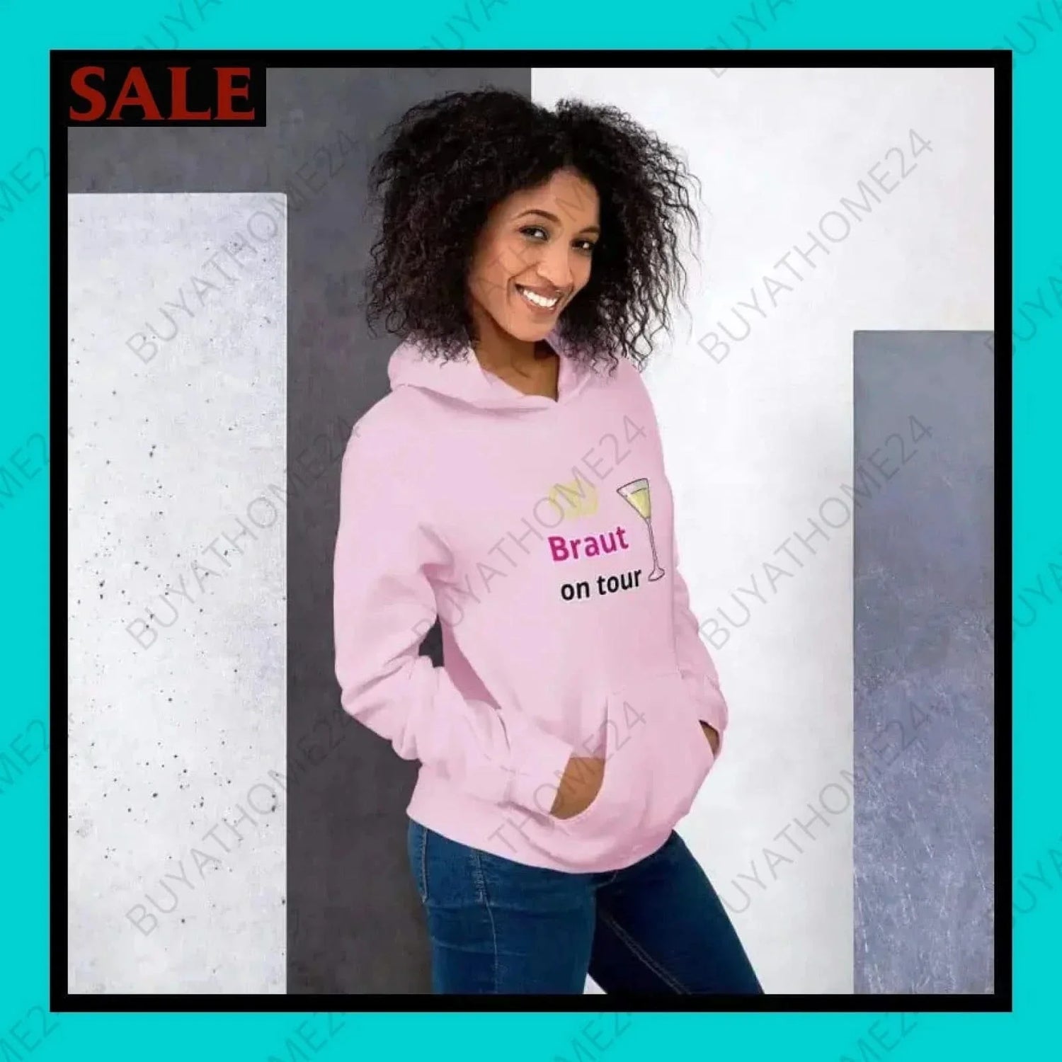 • Damen Hoodie S-5XL - BUYATHOME24 - Hoodiedruck - GERMANY - DAMENMODE, HOCHZEIT, Hoodie, YOUR STYLE