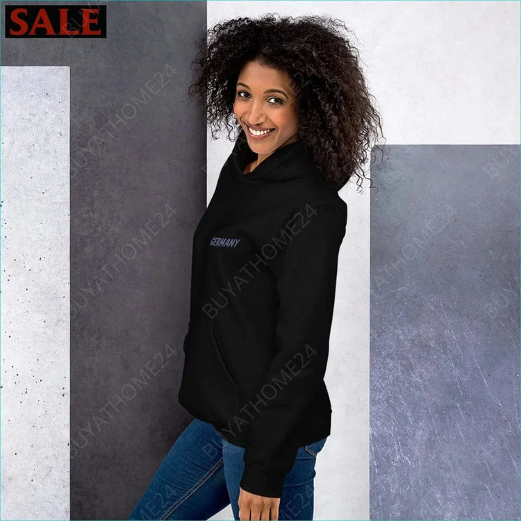 • Damen Hoodie S-5XL - BUYATHOME24 - Hoodiedruck - GERMANY - DAMENMODE, Hoodie, YOUR STYLE