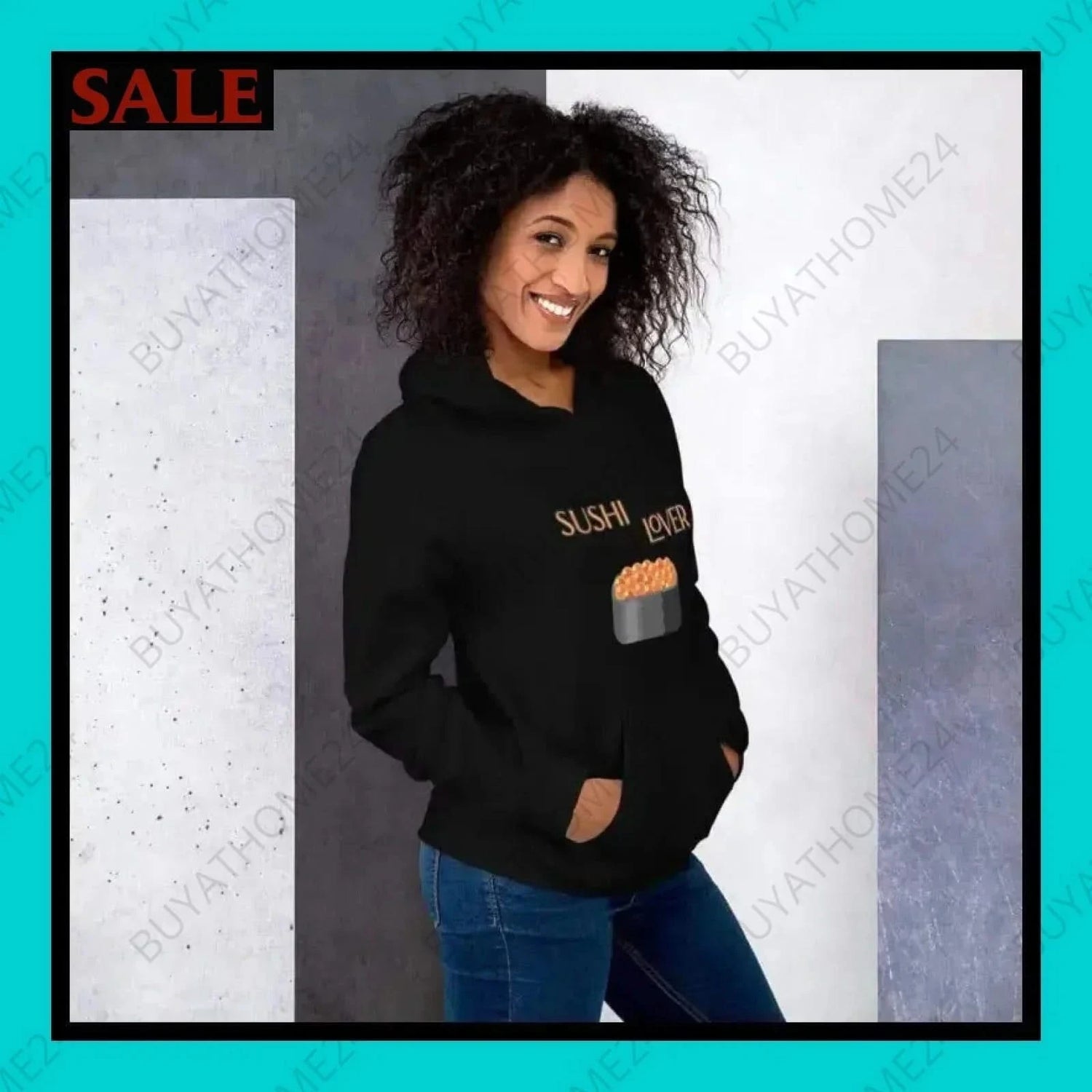 Damen Hoodie S-5XL - BUYATHOME24 - Hoodiedruck - GERMANY - DAMENMODE, Hoodie, YOUR STYLE