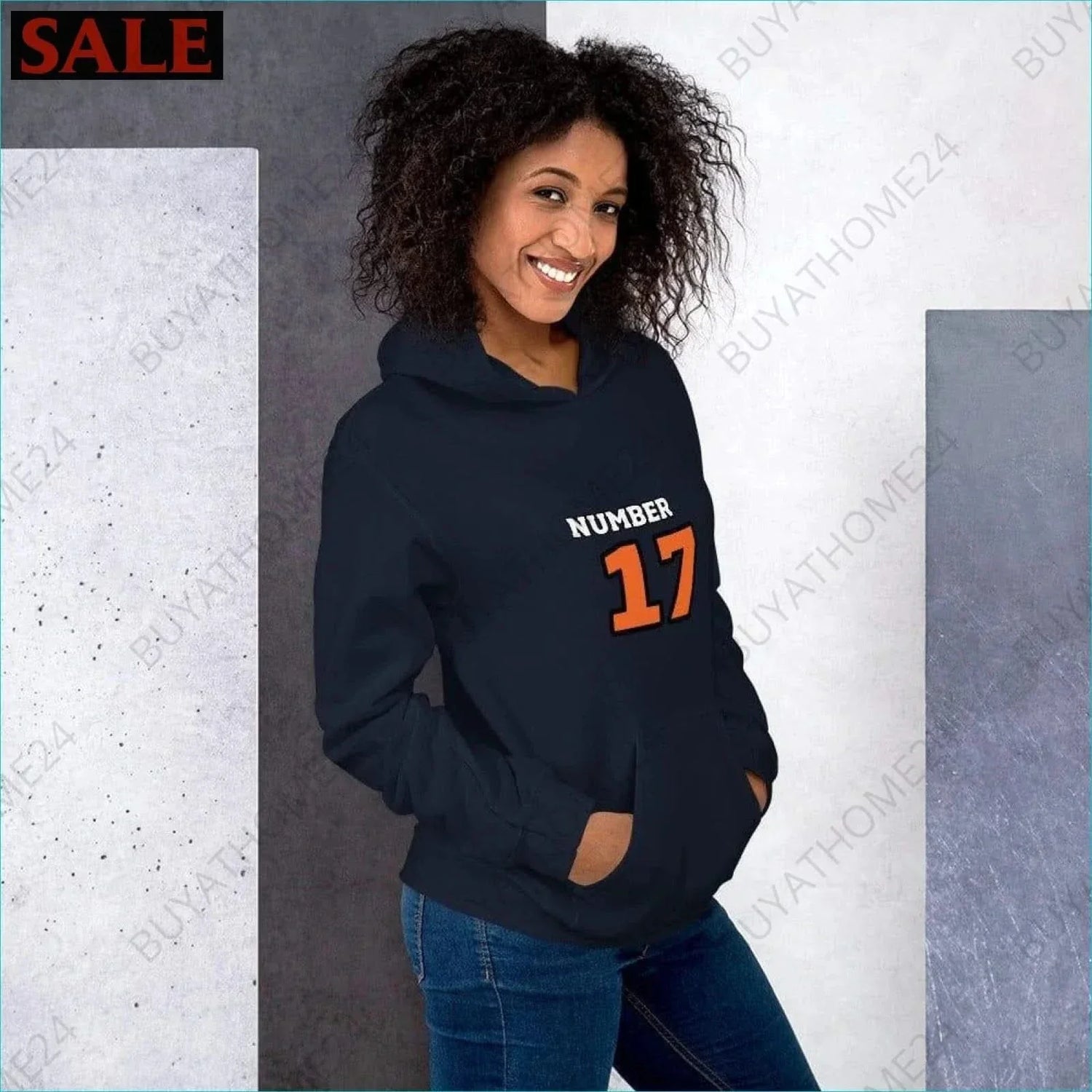 • Damen Hoodie S-5XL - BUYATHOME24 - Hoodiedruck - GERMANY - DAMENMODE, Hoodie