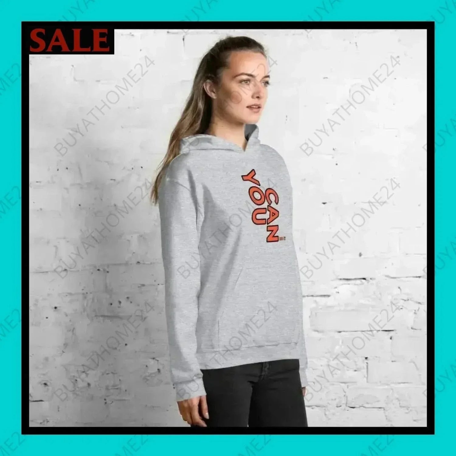 • Damen Hoodie S-5XL - BUYATHOME24 - Hoodiedruck - GERMANY - DAMENMODE, Hoodie, YOUR STYLE