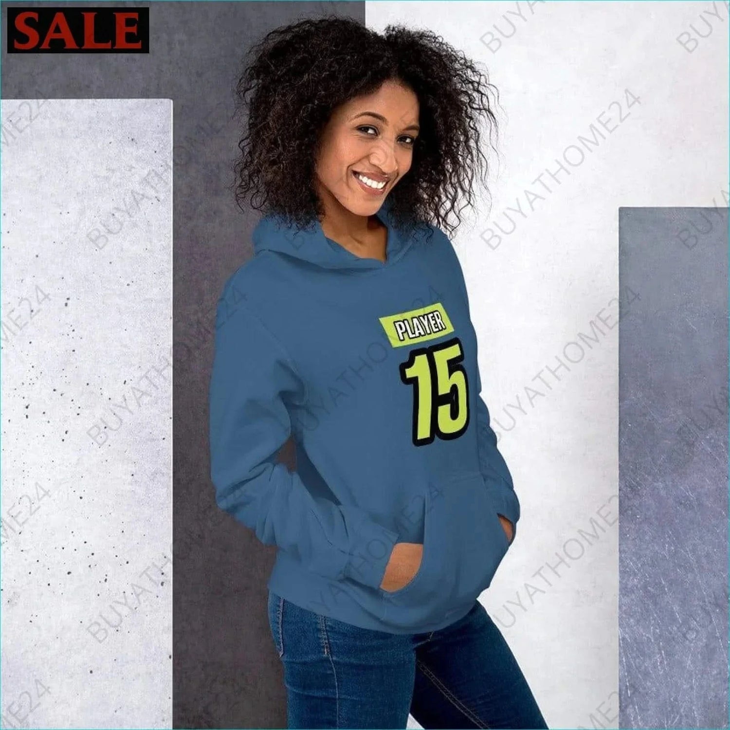 Damen Hoodie S-5XL - BUYATHOME24 - Hoodiedruck - GERMANY - DAMENMODE, Hoodie