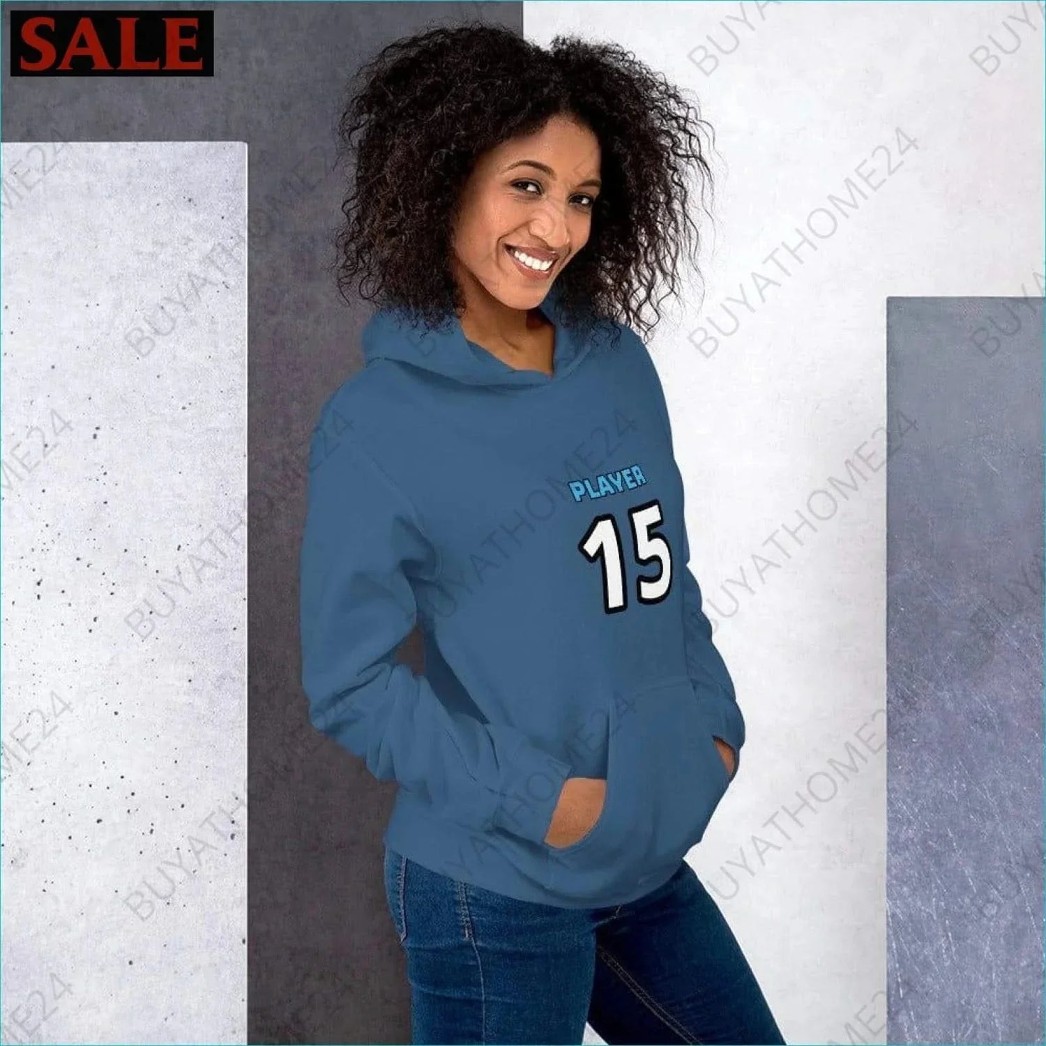 • Damen Hoodie S-5XL - BUYATHOME24 - Hoodiedruck - GERMANY - DAMENMODE, Hoodie