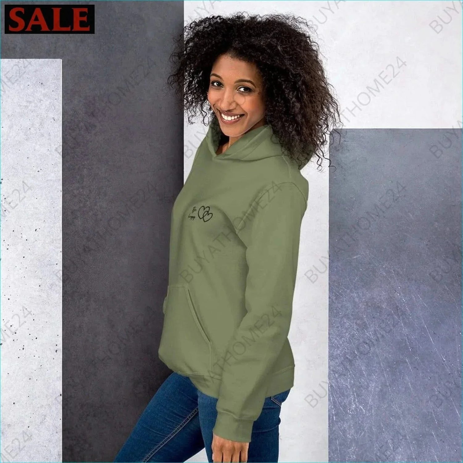 • Damen Hoodie S-5XL - BUYATHOME24 - Hoodiedruck - GERMANY - DAMENMODE, Hoodie, YOUR STYLE