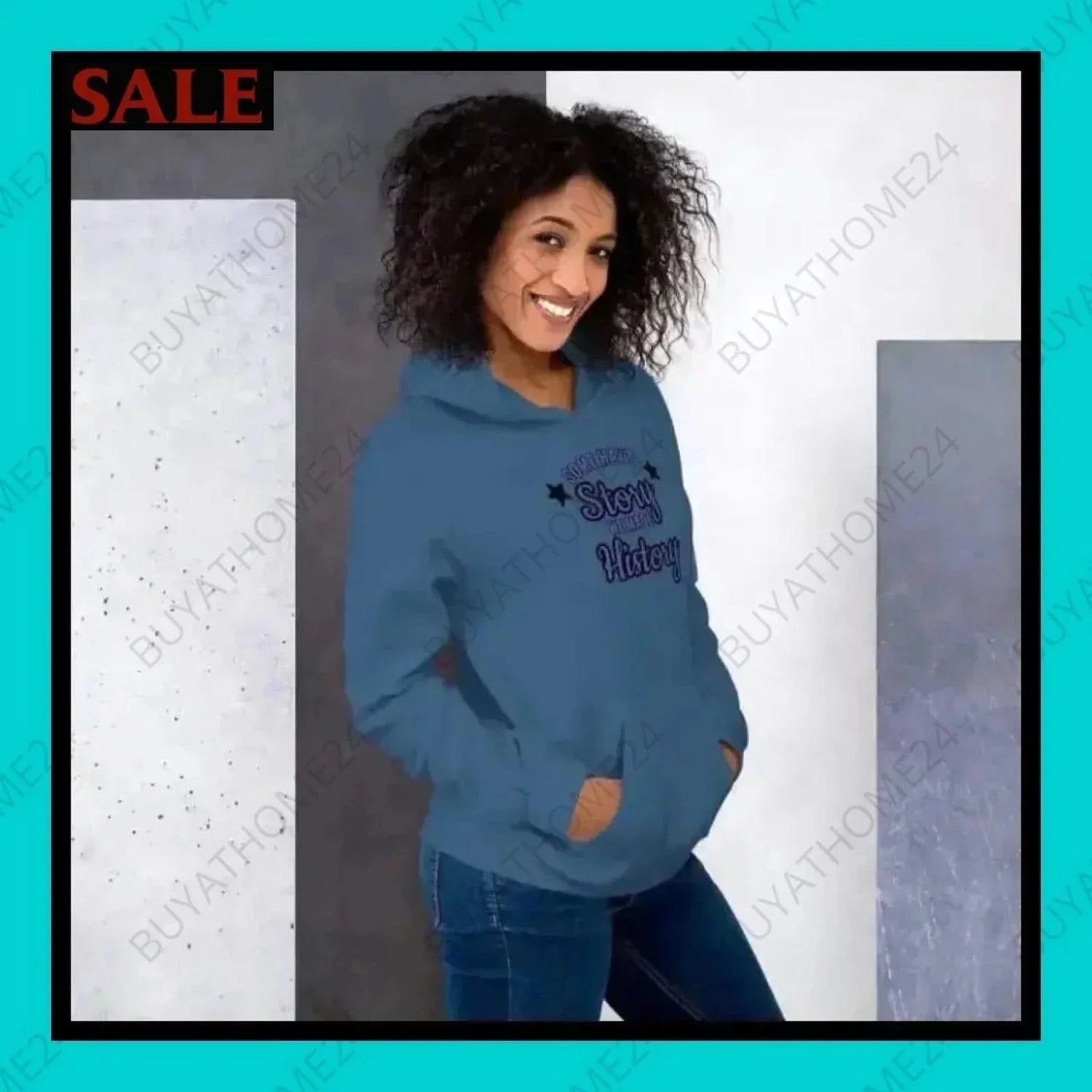 • Damen Hoodie S-5XL - BUYATHOME24 - Hoodiedruck - GERMANY - ABITUR, DAMENMODE, Hoodie