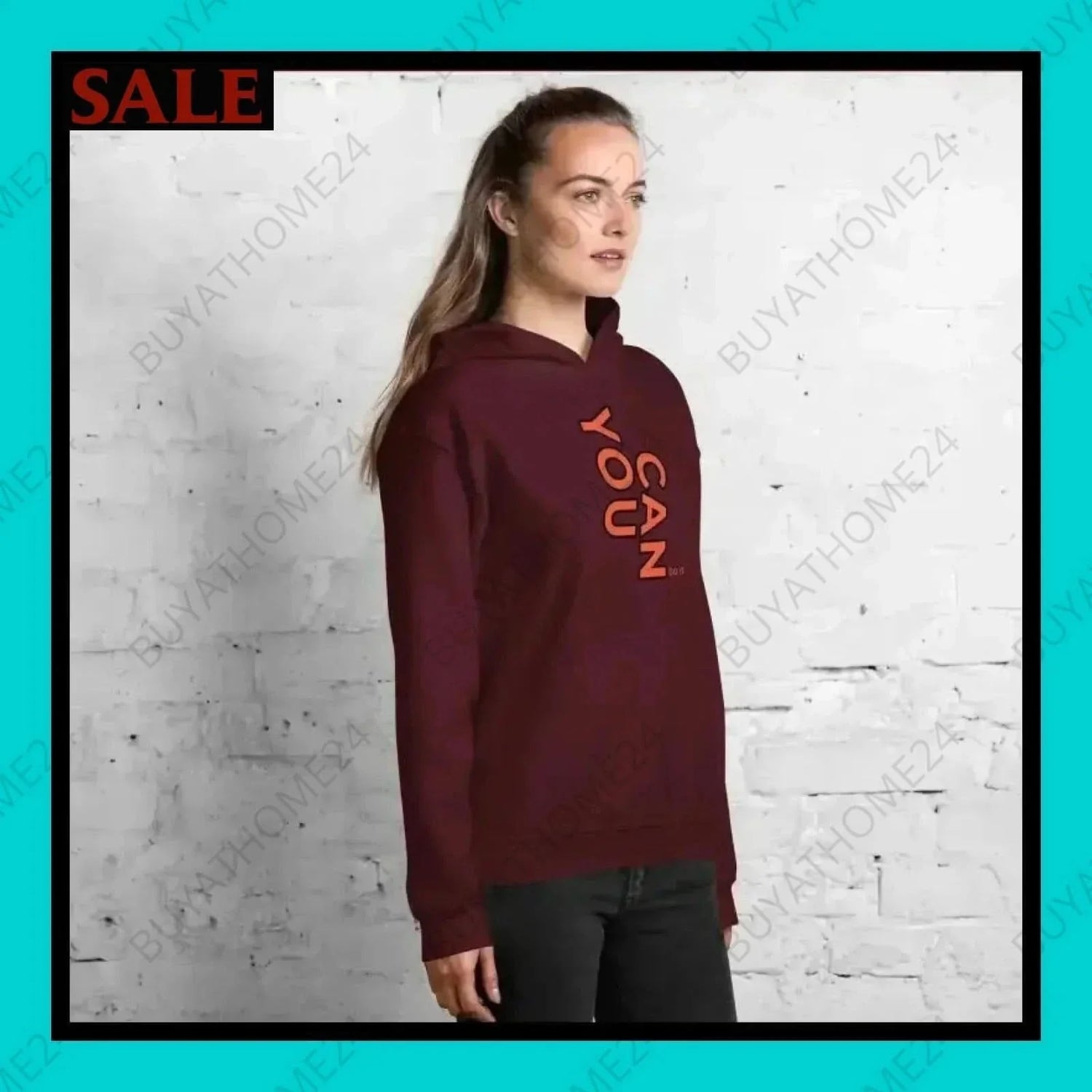 • Damen Hoodie S-5XL - BUYATHOME24 - Hoodiedruck - GERMANY - DAMENMODE, Hoodie, YOUR STYLE