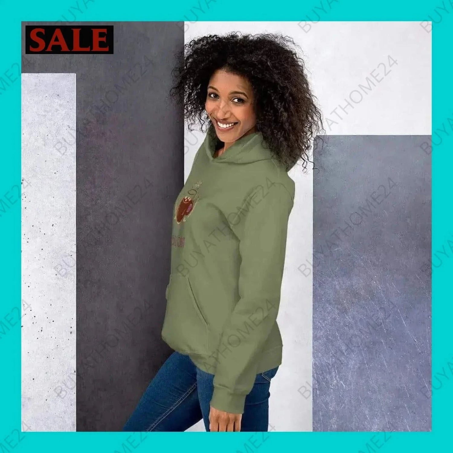 Damen Hoodie S-5XL - BUYATHOME24 - Hoodiedruck - GERMANY - DAMENMODE, Hoodie, YOUR STYLE