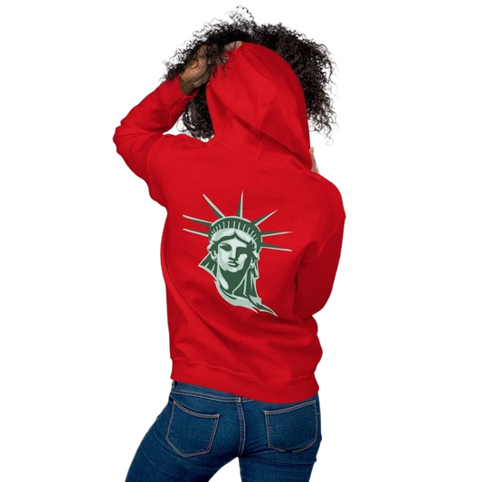 Damen-hoodie mit Rückenprint, unisex Baumwolle, in Größe S bis 5XL, von BUYATHOME24, bequemes Streetwear-Design