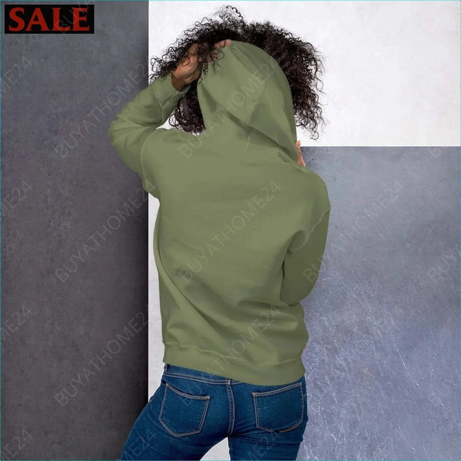 • Damen Hoodie S-5XL - BUYATHOME24 - Hoodiedruck - GERMANY - DAMENMODE, Hoodie, YOUR STYLE