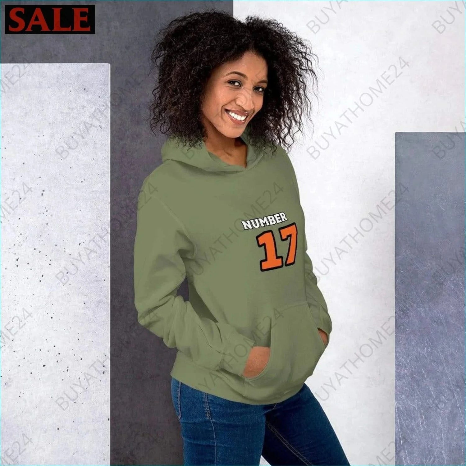 Damen Hoodie S-5XL - BUYATHOME24 - Hoodiedruck - GERMANY - DAMENMODE, Hoodie