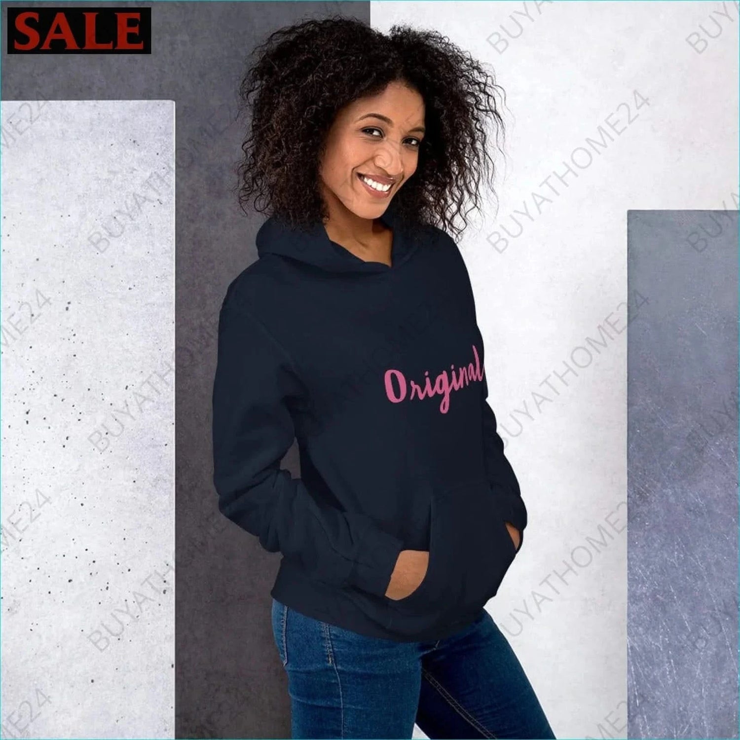 Damen Hoodie S-5XL - BUYATHOME24 - Hoodiedruck - GERMANY - DAMENMODE, Hoodie, YOUR STYLE