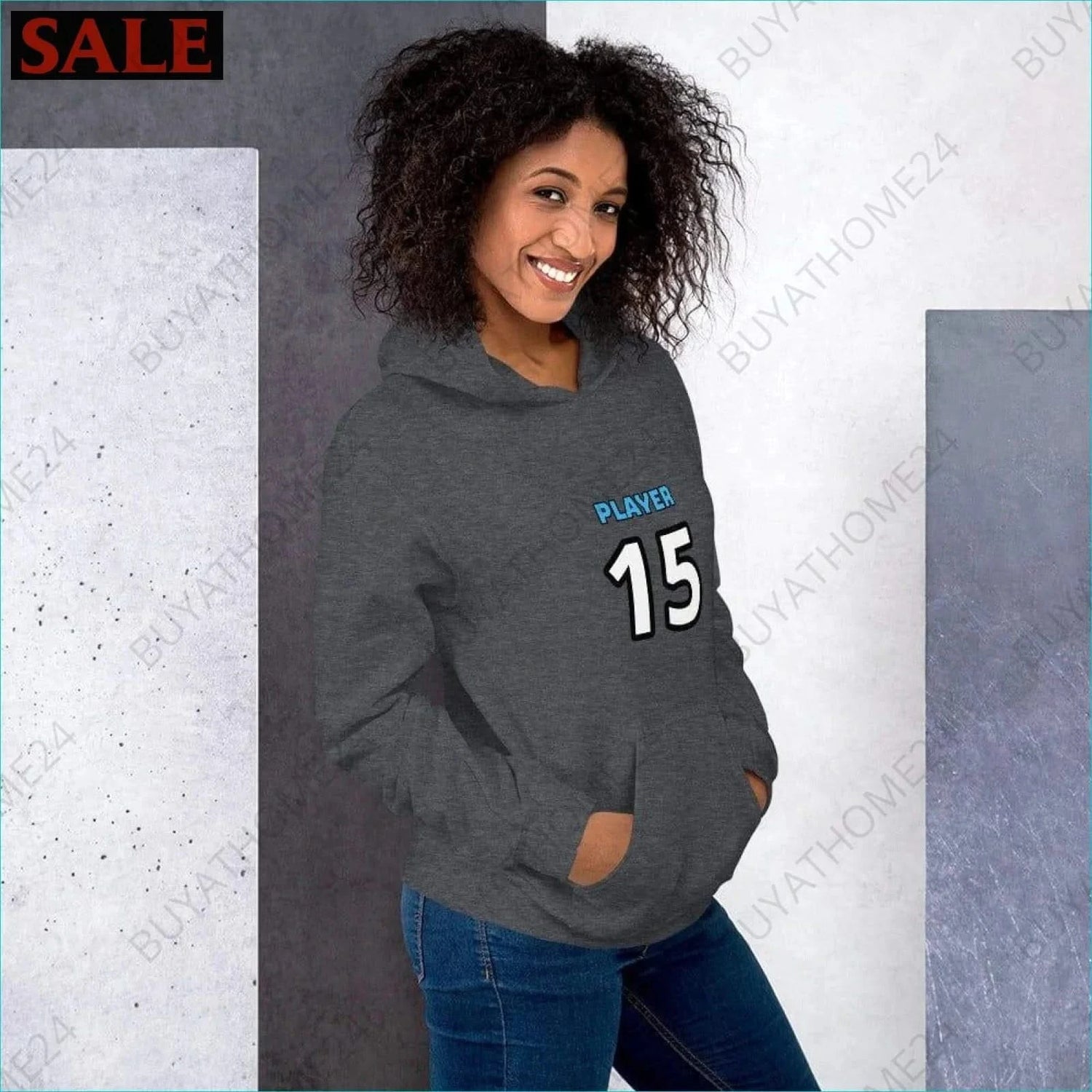 Damen Hoodie S-5XL - BUYATHOME24 - Hoodiedruck - GERMANY - DAMENMODE, Hoodie