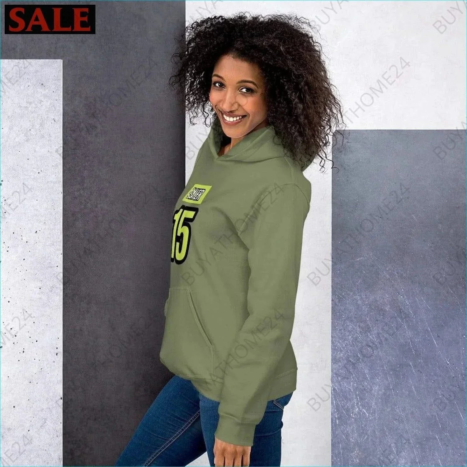 • Damen Hoodie S-5XL - BUYATHOME24 - Hoodiedruck - GERMANY - DAMENMODE, Hoodie