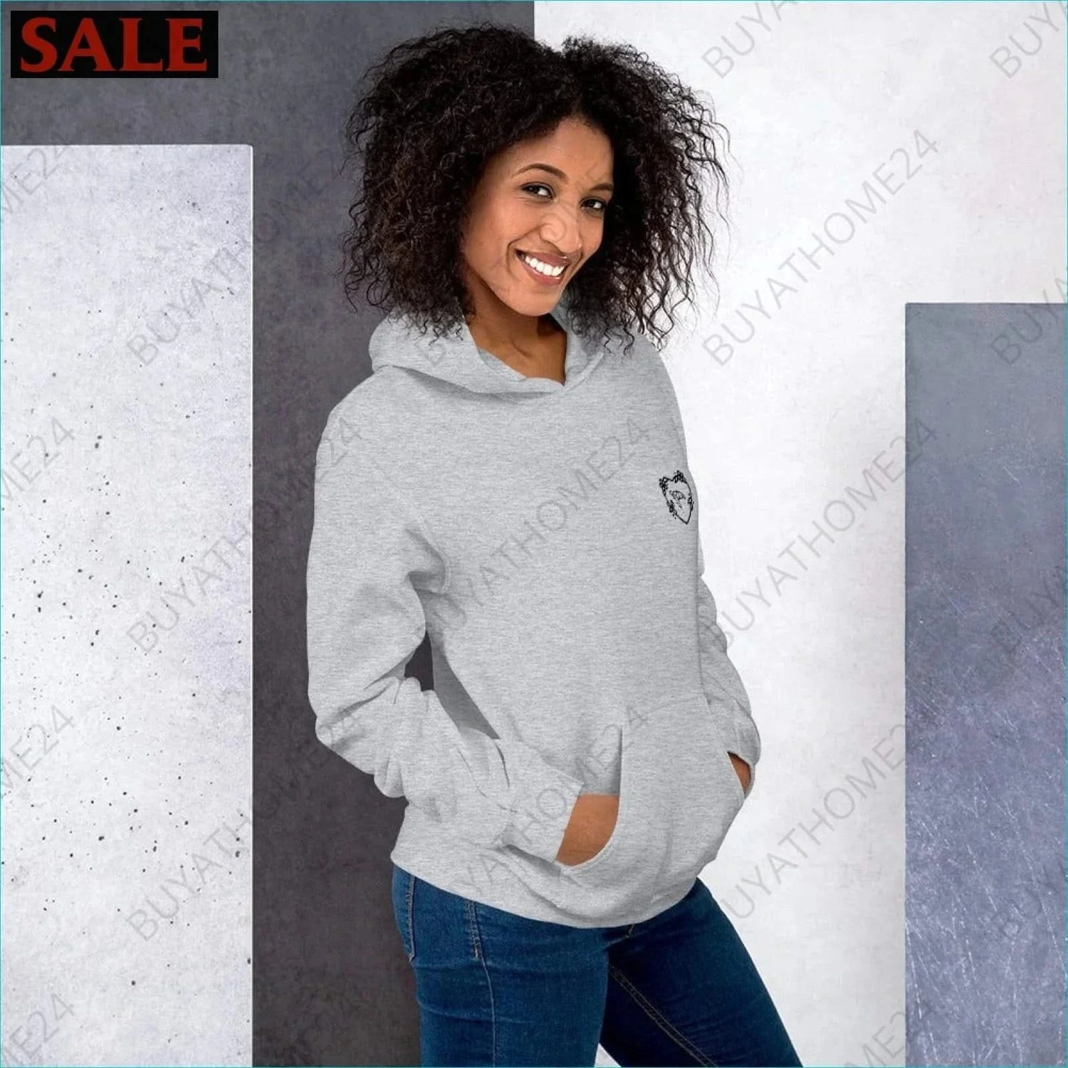 Damen Hoodie S-5XL - BUYATHOME24 - Hoodiedruck - GERMANY - DAMENMODE, Hoodie, YOUR STYLE