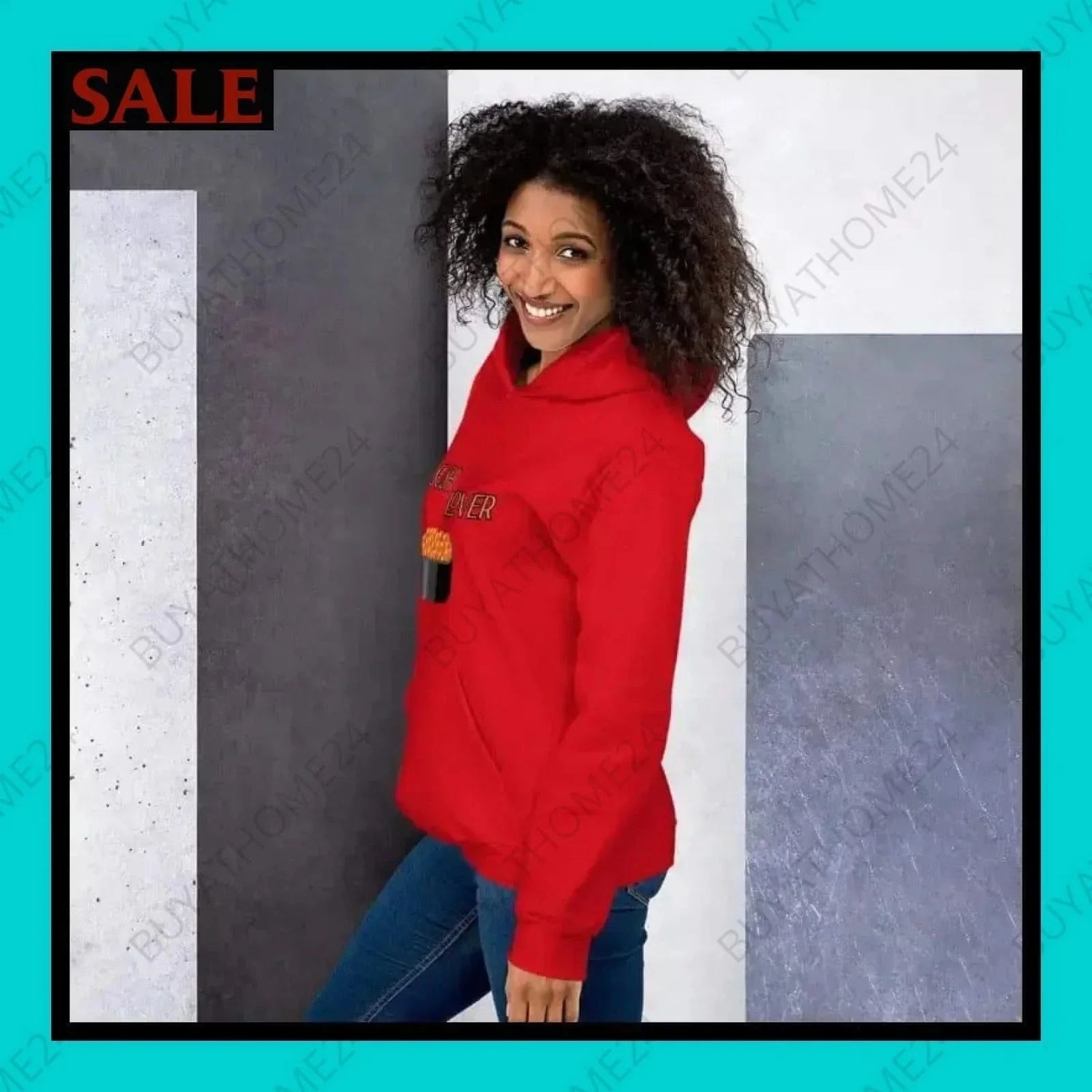 • Damen Hoodie S-5XL - BUYATHOME24 - Hoodiedruck - GERMANY - DAMENMODE, Hoodie, YOUR STYLE