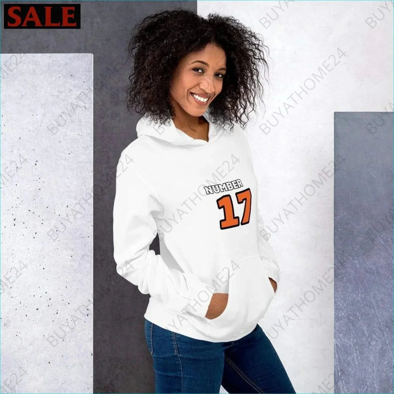 • Damen Hoodie S-5XL - BUYATHOME24 - Hoodiedruck - GERMANY - DAMENMODE, Hoodie