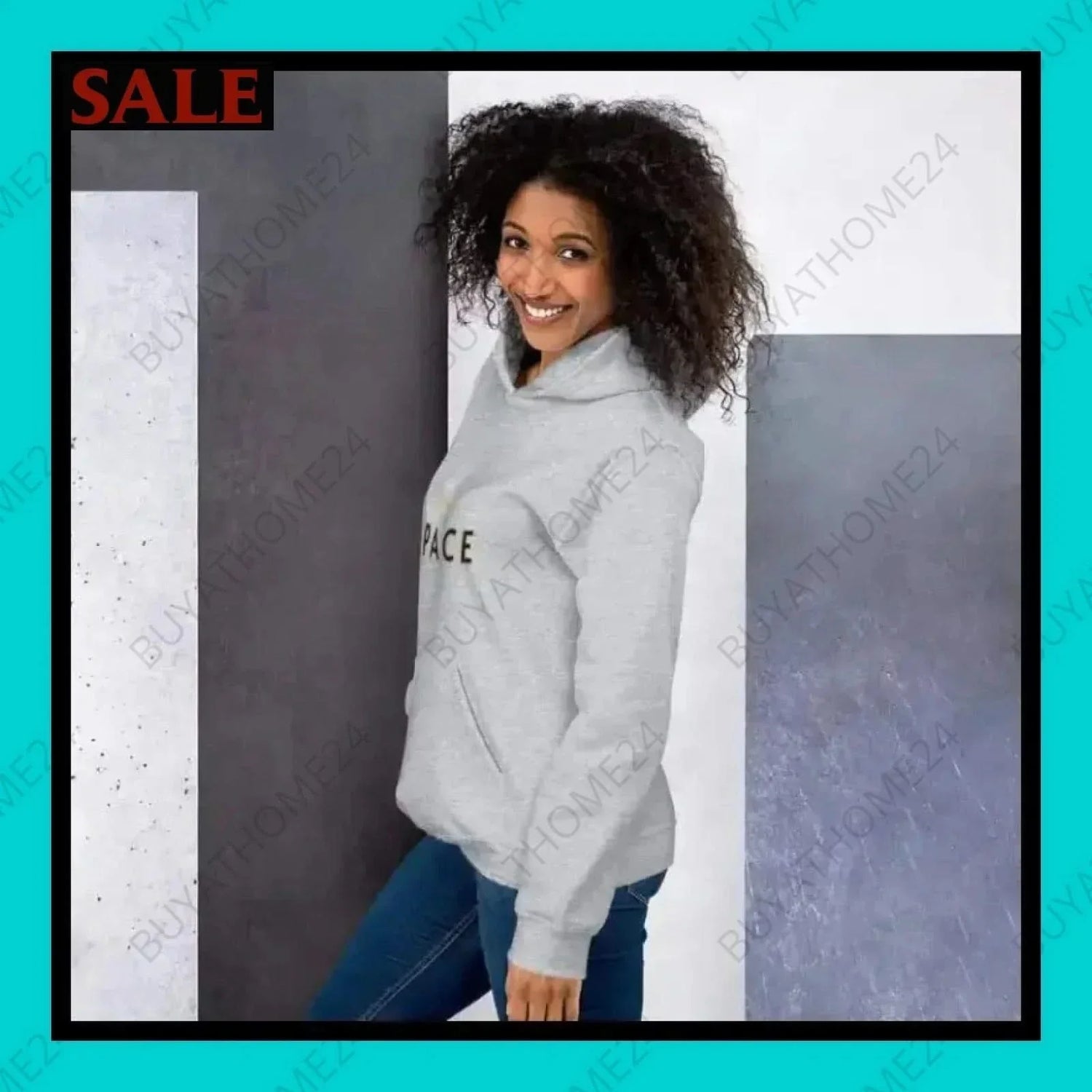 • Damen Hoodie S-5XL - BUYATHOME24 - Hoodiedruck - GERMANY - DAMENMODE, Hoodie