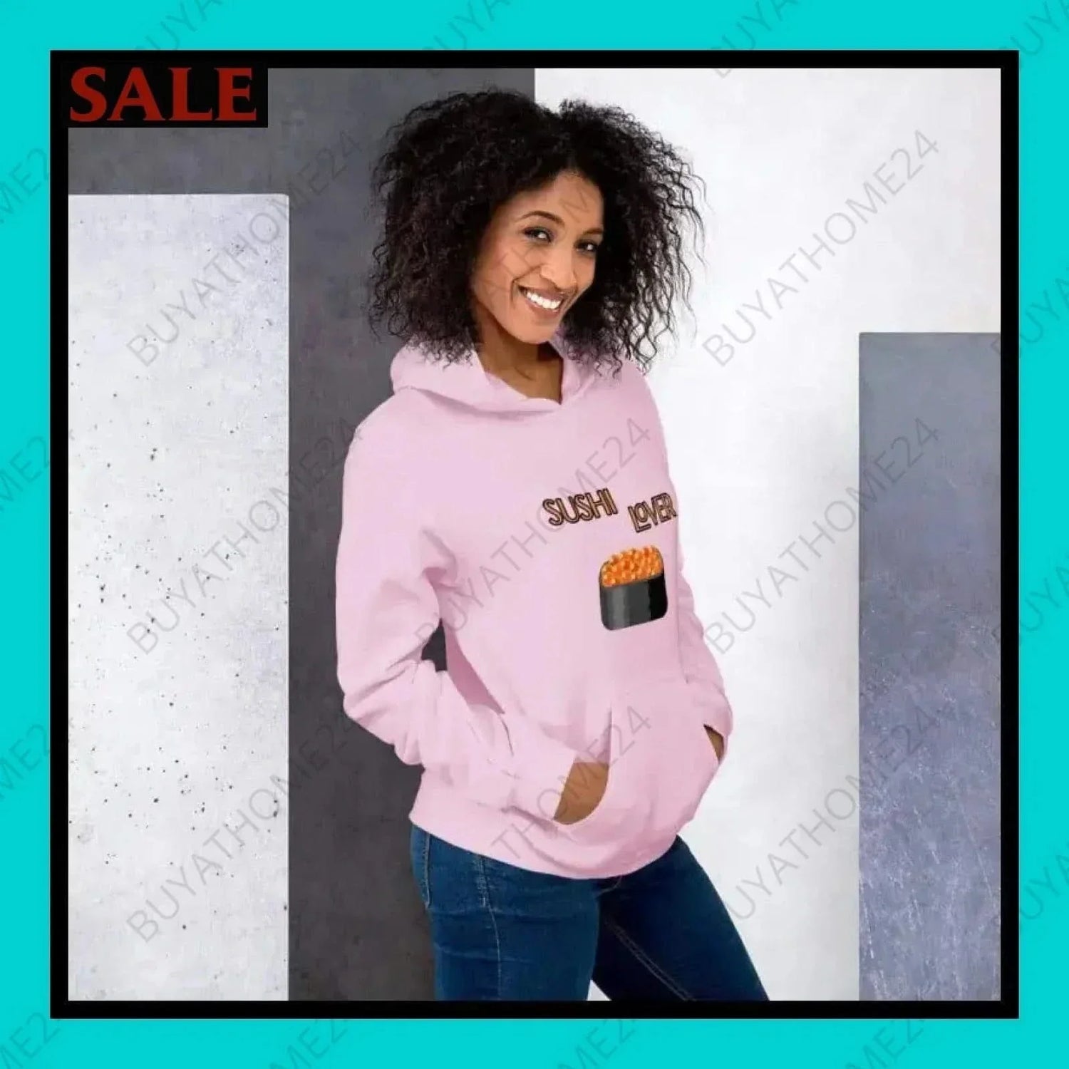 • Damen Hoodie S-5XL - BUYATHOME24 - Hoodiedruck - GERMANY - DAMENMODE, Hoodie, YOUR STYLE