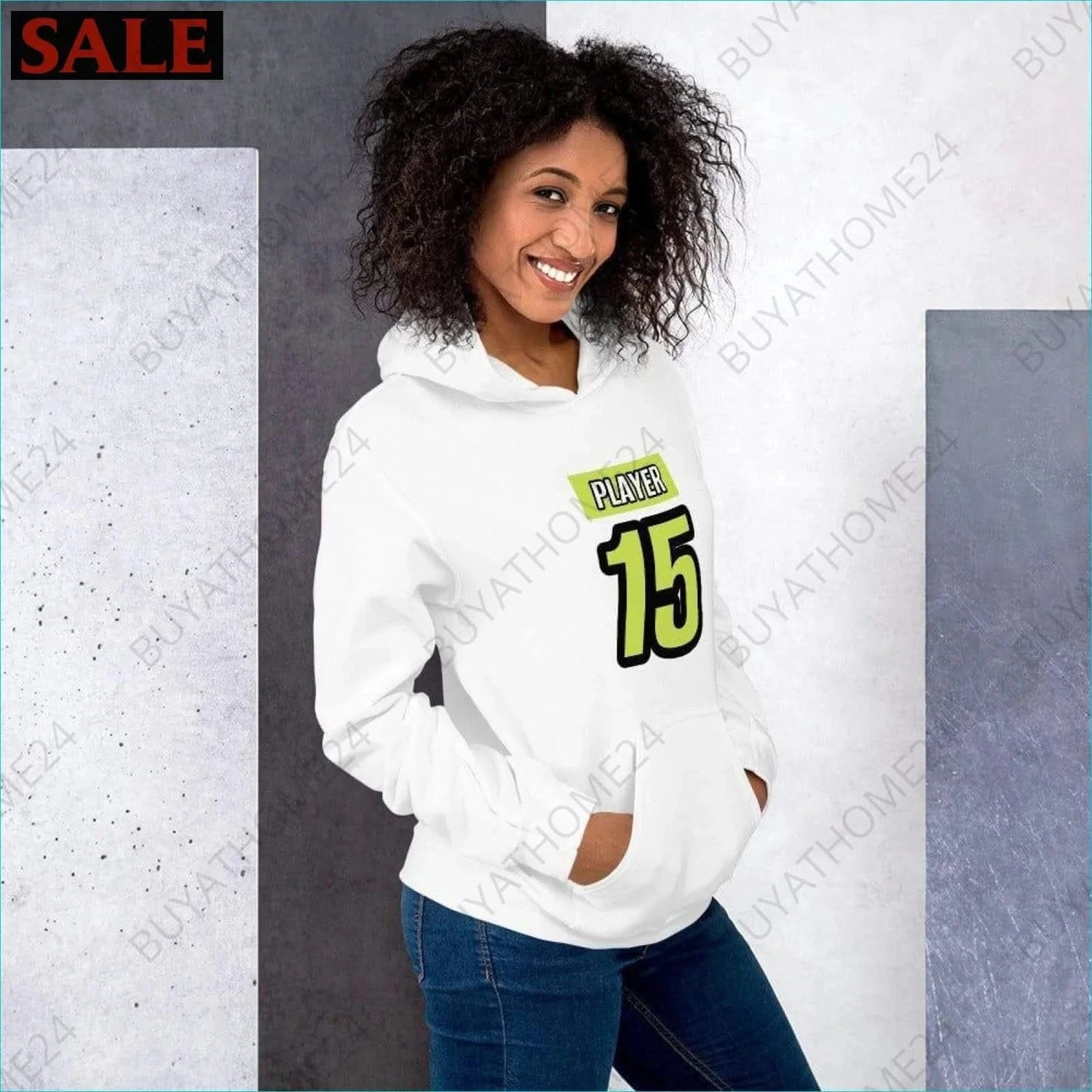 Damen Hoodie S-5XL - BUYATHOME24 - Hoodiedruck - GERMANY - DAMENMODE, Hoodie