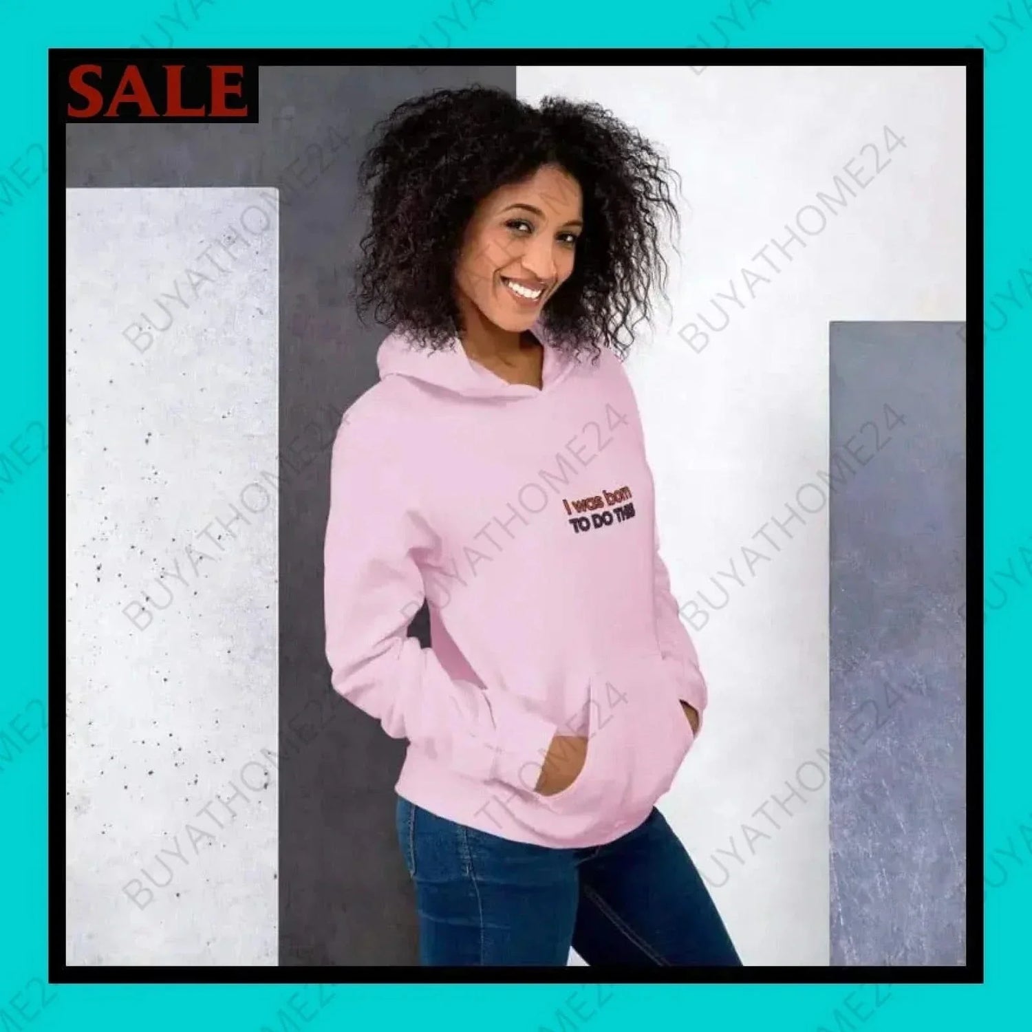 • Damen Hoodie S-5XL - BUYATHOME24 - Hoodiedruck - GERMANY - DAMENMODE, Hoodie, YOUR STYLE