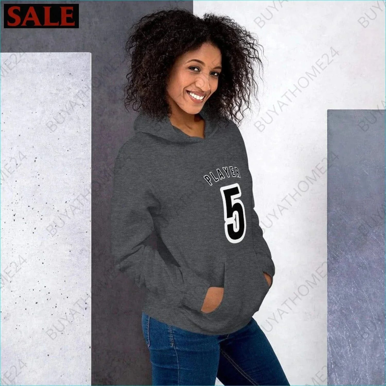 • Damen Hoodie S-5XL - BUYATHOME24 - Hoodiedruck - GERMANY - DAMENMODE, Hoodie