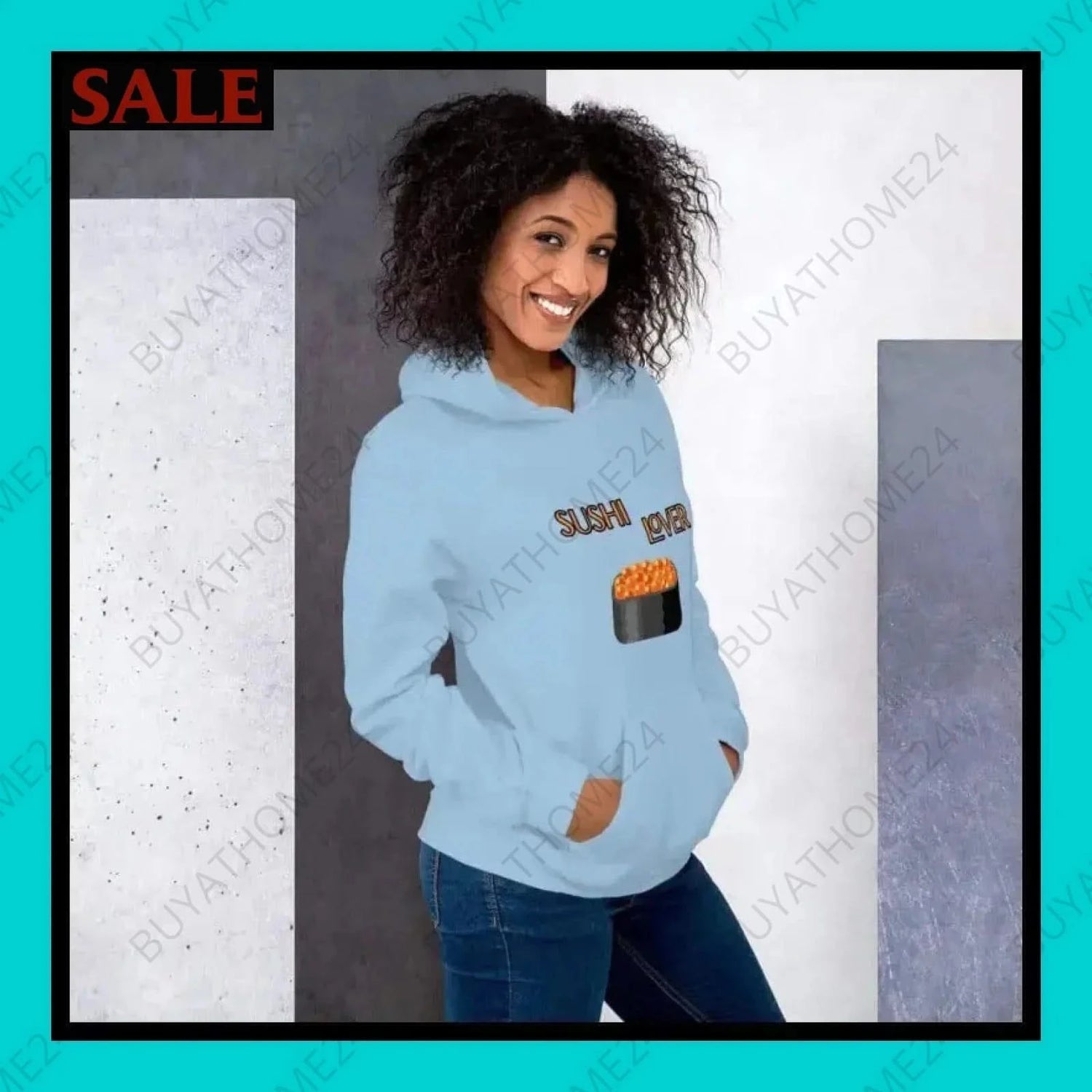 Damen Hoodie S-5XL - BUYATHOME24 - Hoodiedruck - GERMANY - DAMENMODE, Hoodie, YOUR STYLE