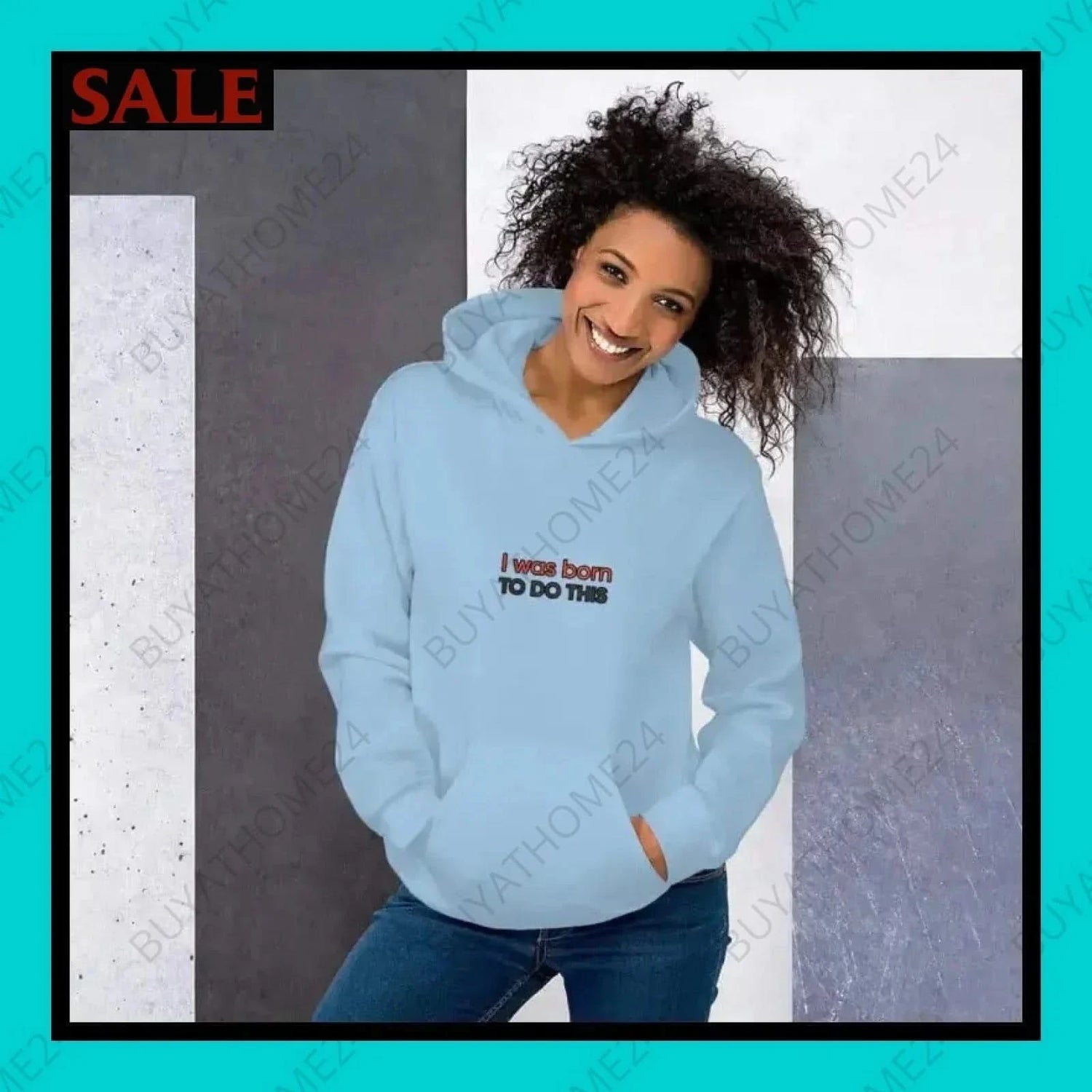 Damen Hoodie S-5XL - BUYATHOME24 - Hoodiedruck - GERMANY - DAMENMODE, Hoodie, YOUR STYLE