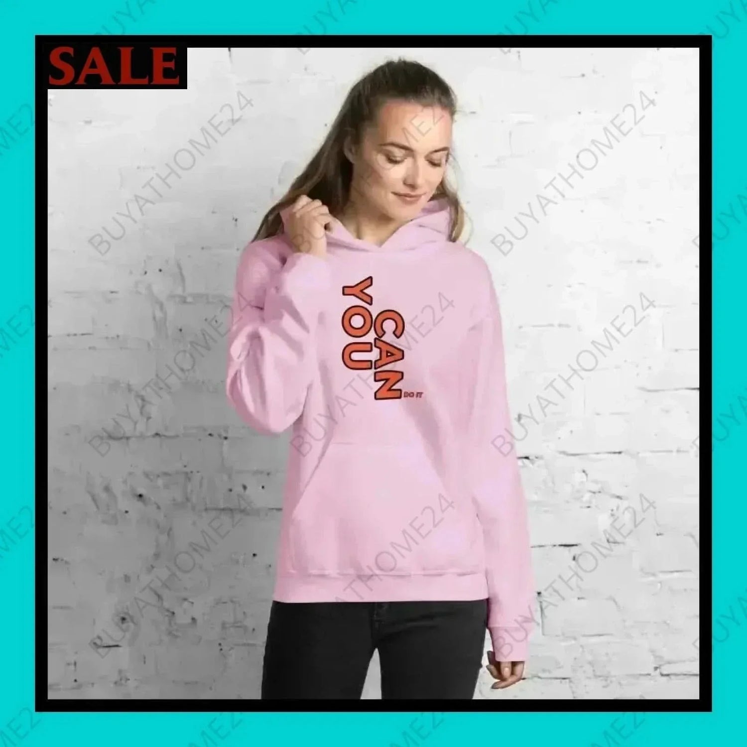 • Damen Hoodie S-5XL - BUYATHOME24 - Hoodiedruck - GERMANY - DAMENMODE, Hoodie, YOUR STYLE