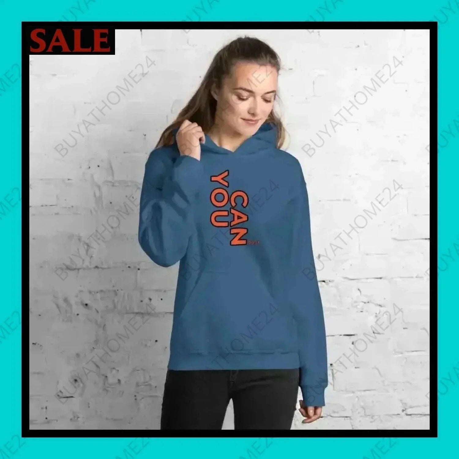 • Damen Hoodie S-5XL - BUYATHOME24 - Hoodiedruck - GERMANY - DAMENMODE, Hoodie, YOUR STYLE